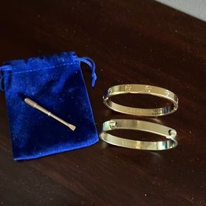 Charles Revson Cipullo/Cartier Love & friendships bracelets (2).